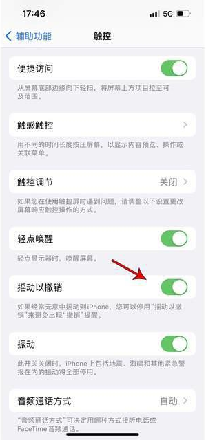 峄城苹果手机维修分享iPhone手机如何设置摇一摇删除文字 