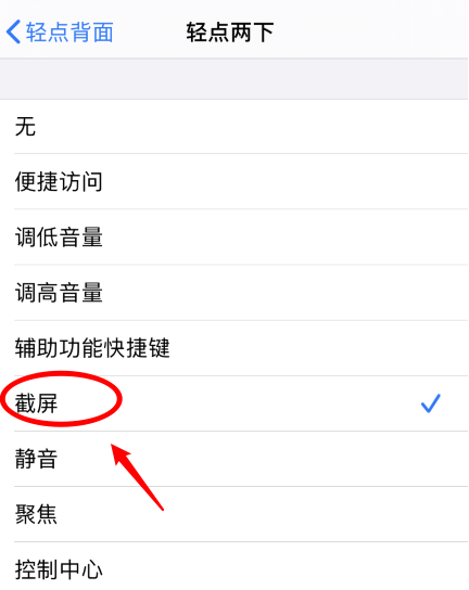 峄城苹果手机维修分享iPhone12如何启用双击截屏 